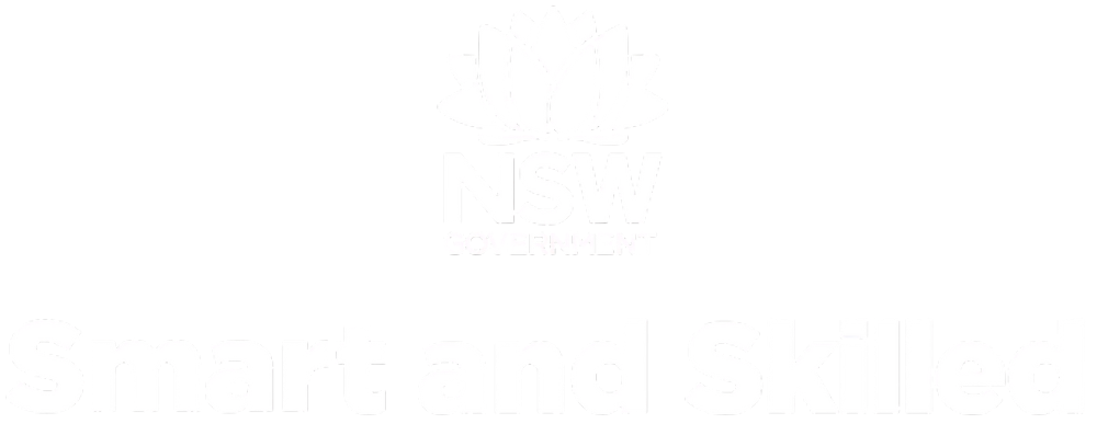 Smart and Skilled logo white